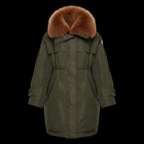 Moncler 2019 Womens Patch Logo Modern Down Padding Parka - 몽클레어 2019 여성 패치 로고 모던 다운 패딩 파카 Moc0886x.Size(s - l).그린