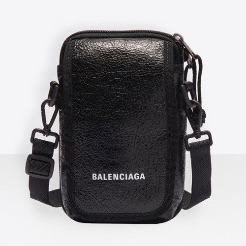 Balenciaga 2019 Leather Shoulder Bag / Phone Bag,20CM - 발렌시아가 2019 남여공용 레더 숄더백 / 폰 백,BGB0464,20CM,블랙