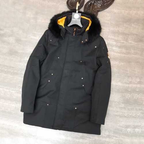 [매장판] Moose Knuckle 2019 Mens Logo Goose Down Padding - 무스너클 2019 남성 로고 구스다운 패딩 Moo0038x.Size(s - 2xl).블랙