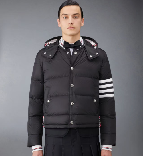 Thom Browne Mens Goose Down Padding - 톰브라운 남성 클래식 구스다운 봄버자켓  Tho0366x