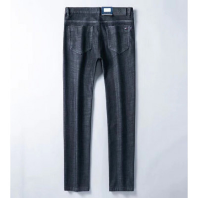 Tommy 2019 Mens Business Logo Denim Pants - 토미 2019 남성 비지니스 로고 데님 기모 팬츠 Tomy0010x.Size(29 - 42).블루