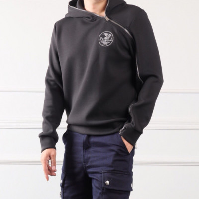 Hermes 2019 Mens Logo Casual Cotton Hooed - 에르메스 2019 남성 로고 캐쥬얼 코튼 후드티 Her0323x.Size(m - 2xl).2컬러(블랙/네이비)