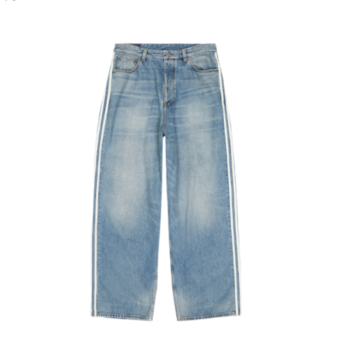발렌시아가 x 아이다스 남성 블루 청바지 - Balenciaga Mens Blue Jeans - ba301x