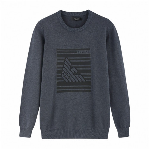 Armani 2019 Mens Crew -neck Wool Sweater - 알마니 2019 남성 크루넥 울 스웨터 Arm0203x.Size(l - 3xl).다크그레이
