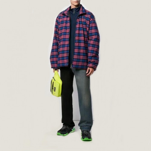 Balenciaga 2019 Mens Logo Down Jacket - 발렌시아가 2019 남성 로고 다운 자켓 Bal0328x.Size(m - 2xl).블루