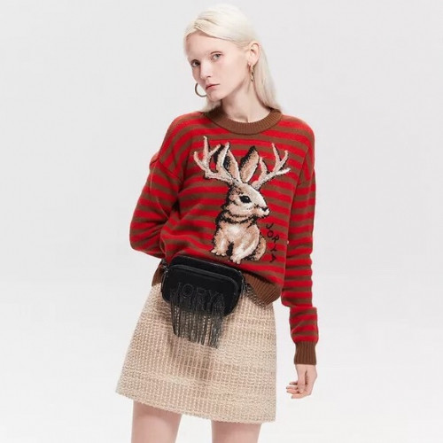 Gucci 2019 Womens Casual Crew-neck Sweater - 구찌 2019 여성 캐쥬얼 크루넥 스웨터 Guc01596x.Size(s - l).레드