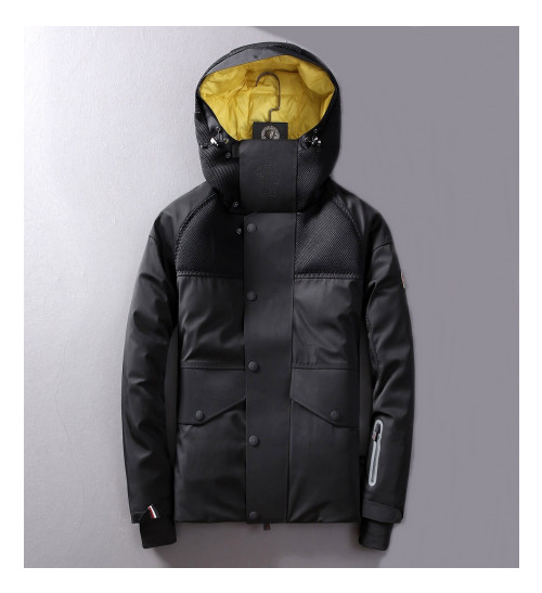 Moncler 2019 Mens Patch Logo Modern Goose Down Jacket - 몽클레어 2019 남성 패치 로고 모던 구스다운 자켓 Moc01067x.Size(m - 3xl).블랙