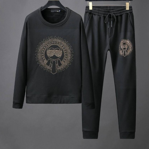 Fendi 2019 Mens Casual Logo Silket Training Clothes&Pants -펜디 남성 캐쥬얼 로고 실켓 기모 트레이닝복&팬츠 Fen0403x.Size(m - 3xl).블랙
