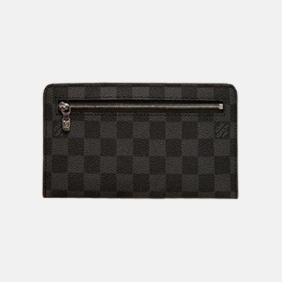 Louis Vuitton 2019 Canvas Wallet M63049 - 루이비통 2019 남여공용 캔버스 장지갑 LOUW0325.Size(20cm).블랙