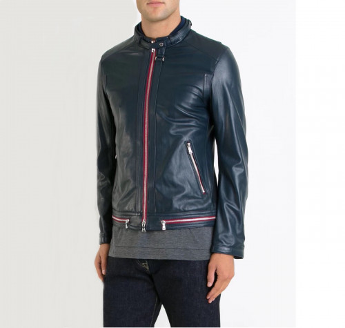 Gucci 2019 Mens Logo Casual Leather Jacket - 구찌 2019 남성 로고 캐쥬얼 가죽 자켓 Guc01620x.Size(m - 3xl).블랙