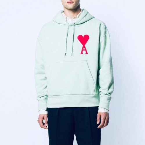 Ami 2019 Mens Logo Casual Cotton Hooded - 아미 2019 남성 로고 코튼 후드티 Ami0011x.Size(s - xl).스카이블루