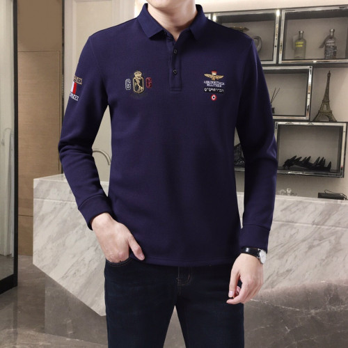 Armani 2019 Mens Logo Cotton Polo Man-to-man - 알마니 2019 남성 로고 코튼 기모 폴로 맨투맨 Arm0409x.Size(m - 3xl).2컬러(네이비/옐로우)