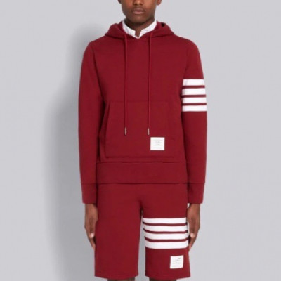Thom Browne 2019  Mm/Wm Strap Cotton Hooded - 톰브라운 2019 남자 스트랩 크루넥 코튼 후드티 Thom0406x.Size(s - 4xl).레드