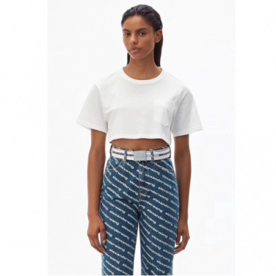 Alexsander Wang Womens Logo Classic Denim Pants - 알렉산더왕 2019 여성 로고 클래식 데님 팬츠 Alw0036x.Size(s - l).블루