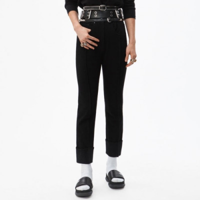 Alexsander Wang Womens Casual Denim Pants - 알렉산더왕 2019 여성 캐쥬얼 데님 기모 팬츠 Alw0039x.Size(25 - 30).블랙