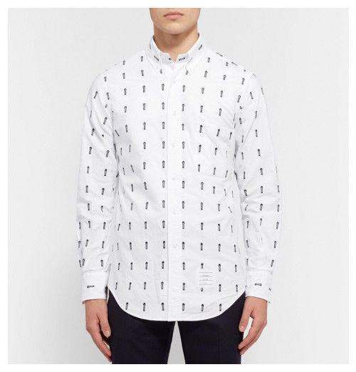 Thom Browne 2019 Mens Strap Cotton Shirt - 톰브라운 2019 남성 스트랩 코튼 셔츠 Thom0429x.Size(s - 2xl).화이트