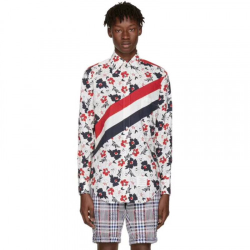Thom Browne 2019 Mens Strap Cotton Shirt - 톰브라운 2019 남성 스트랩 코튼 셔츠 Thom0434x.Size(s - l).레드
