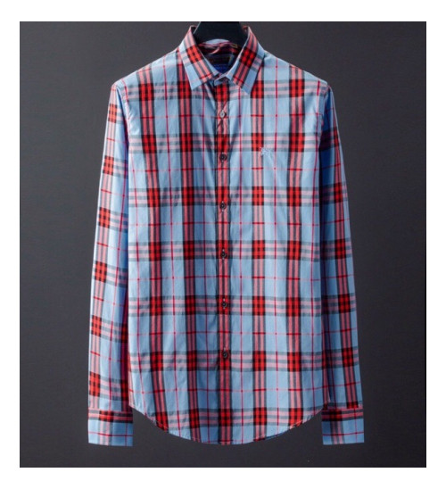 Burberry 2019 Mens Vintage Logo Cotton shirt - 버버리 2019 남성 빈티지 로고 코튼 셔츠 Bur01568x.Size(m - 3xl).스카이블루