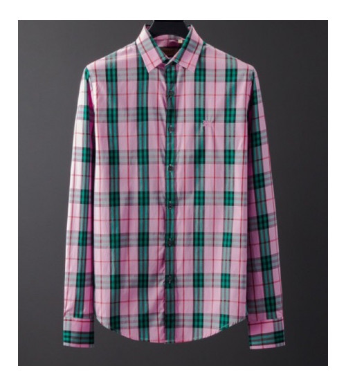 Burberry 2019 Mens Vintage Logo Cotton shirt - 버버리 2019 남성 빈티지 로고 코튼 셔츠 Bur01569x.Size(m - 3xl).핑크