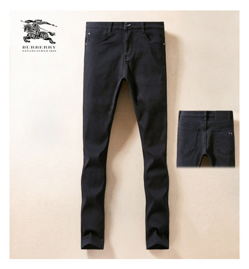 Burberry 2019 Mens Business Classic Denim Pants - 버버리 2019 남성 비지니스 클래식 데님 기모 팬츠 Bur01589x.Size(28 - 40).블랙
