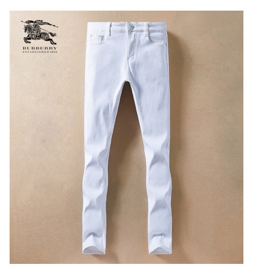 Burberry 2019 Mens Business Classic Denim Pants - 버버리 2019 남성 비지니스 클래식 데님 기모 팬츠 Bur01590x.Size(28 - 40).화이트