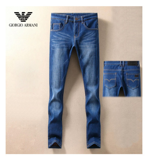 Armani 2019 Mens Business Classic Denim Pants - 알마니 2019 남성 비지니스 클래식 데님 기모 팬츠 Arm0452x.Size(28 - 40).블루