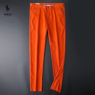 Polo 2019 Mens Business Classic Cotton Pants - 폴로 2019 남성 비지니스 클랙식 코튼 팬츠 Pol0013x.Size(29 - 38).2컬러(옐로우/오렌지)