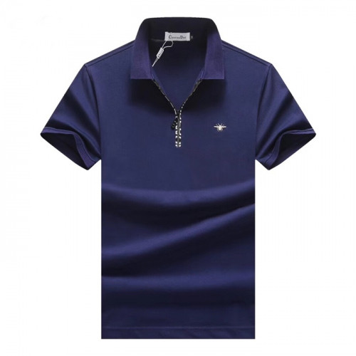 Dior 2019 Mens Logo Silket Short Sleeved Polo Tshirt -디올 2019 남성 로고 실켓 폴로 반팔티 Dio0445x.Size(m - 3xl).블루
