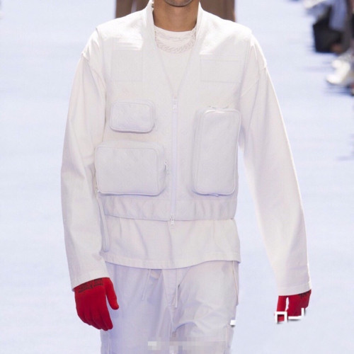 Louis vuitton 2019 Mens Monogram Leather Vest - 루이비통 2019 남성 모노그램 가죽 조끼 Lou01460x.Size(m - 3xl).화이트