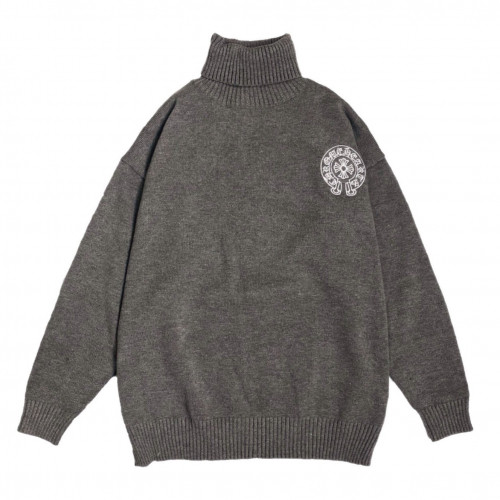 Chrome Hearts 2019 Mens Turtle-neck Sweater - 크롬하츠 2019 남성 터틀넥 스웨터 Chr0083x.Size(s - 2xl).그레이