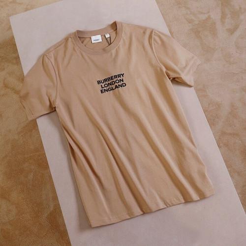 [매장판]Burberry 2019 Mm/Wm Logo Cotton Short Sleeved Tshirt - 버버리 2019 남자 로고 코튼 반팔티 Bur01701x.Size(s - xl).카멜