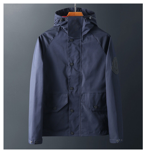 Moncler  2019 Mens Patch Logo Casual Jacket - 몽클레어 2019 남성 패치 로고 캐쥬얼 자켓 Moc01266x.Size(m - 3xl).네이비