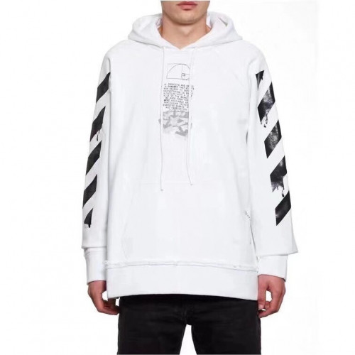 Off-white 2019 Mm/Wm Logo Cotton Oversize HoodT - 오프화이트 2019 남자 로고 코튼 오버사이즈 후드티 Off0280x.Size(s - xl).화이트