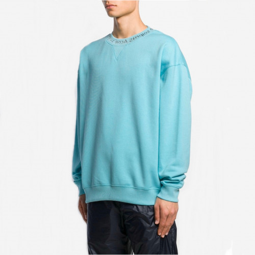 Acne 2019 Mm/Wm Logo Oversize Cotton Man-to-man - 아크네 2019 남자 로고 오버사이즈 코튼 기모 맨투맨 Acn0045x.Size(xs - l).스카이블루