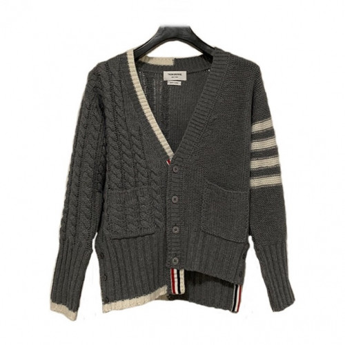 Thom Browne 2019  Mens Classic V-neck Knit Cardigan - 톰브라운 2019 남성 클래식 브이넥 니트 가디건 Thom0459x.Size(s - 2xl).그레이
