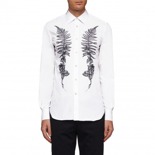 Alexander McQueen 2019 Mens Business Cotton Tshirts - 알렉산더 맥퀸 2019  남성 비지니스 코튼 셔츠 Ale0079x.Size(s - 3xl).화이트