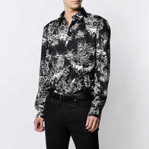 Givenchy Mens Dress Shirts - 지방시 남성 블랙 셔츠 Giv269x
