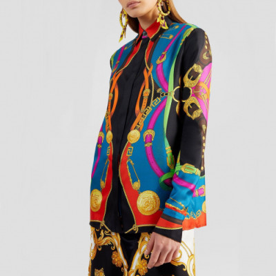 Versace Womens Luxury Silk Shirts - 베르사체 여성 럭셔리 실크 셔츠 - ver441x