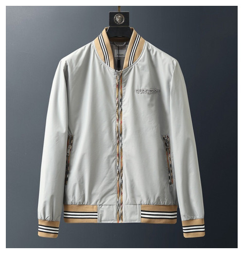 [버버리]Burberry 2019 Mens Casual Windproof Jacket - 버버리 2019 남성 캐쥬얼 방풍 자켓 Bur01781x.Size(m - 2xl).그레이