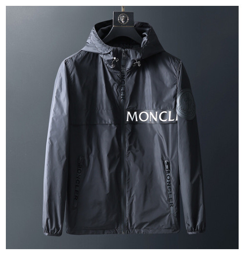 Moncler  2019 Mens Patch Logo Casual Windproof Jackets - 몽클레어 2019 남성 패치 로고 캐쥬얼 방풍 자켓 Moc01315x.Size(m - 2xl).블랙