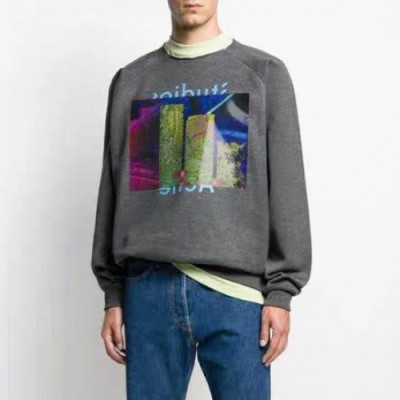 Acne 2019 Mm/Wm Logo Oversize Cotton Man-to-man - 아크네 2019 남자 로고 오버사이즈 코튼 기모 맨투맨 Acn0048x.Size(s - l).그레이