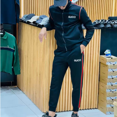 [구찌]Gucci 2025 Mens Logo Casual Clothes&Pants - 구찌 2025 남성 로고 캐쥬얼 트레이닝복&팬츠 Guc01953x.Size(m - 3xl).블랙