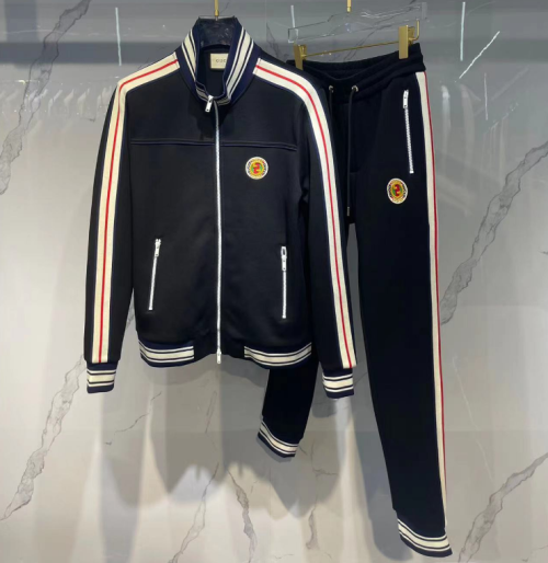 [구찌]Gucci 2023 Mens Logo Casual Cotton Clothes&Pants - 구찌 2023 남성 로고 캐쥬얼 코튼 트레이닝복&팬츠 Guc01964x.Size(m - 3xl).블랙