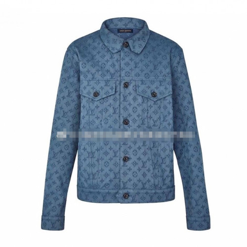 Louis vuitton Mm/Wm Monogram Trendy Denim Jacket - 루이비통 2020 남자 모노그램 트렌디 데님 자켓 Lou01534x.Size(s - 2xl).블루