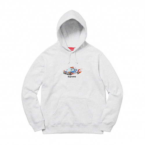 [슈프림]Supreme 2020 Mm/Wm Logo Cotton HoodT - 슈프림 2020 남자 로고 코튼 기모 후드티 Sup0083x.Size(s - xl).그레이