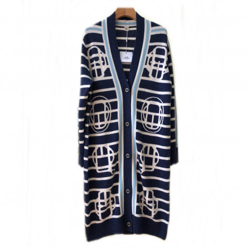 Hermes Womens V-neck Cashmere Cardigan - 에르메스 여성 브이넥 가디건 - her349x