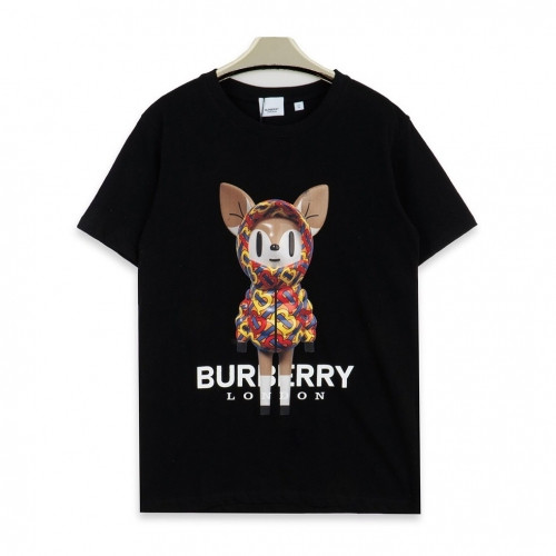 [버버리]Burberry 2020 Mm/Wm Logo Cotton Short Sleeved Tshirts - 버버리 2020 남자 로고 코튼 반팔티 Bur01915x.Size(s - l).블랙