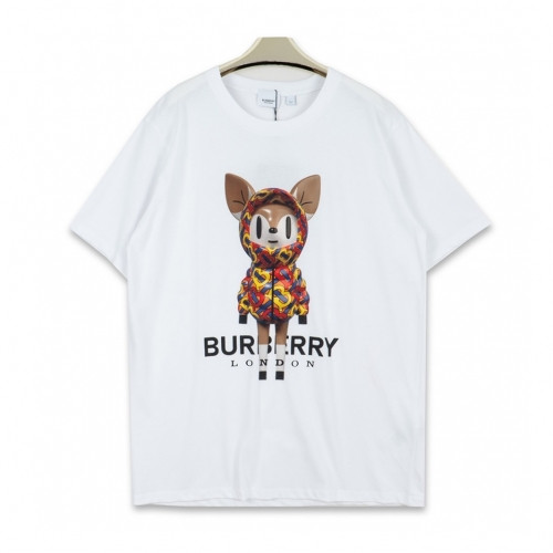 [버버리]Burberry 2020 Mm/Wm Logo Cotton Short Sleeved Tshirts - 버버리 2020 남자 로고 코튼 반팔티 Bur01916x.Size(s - l).화이트