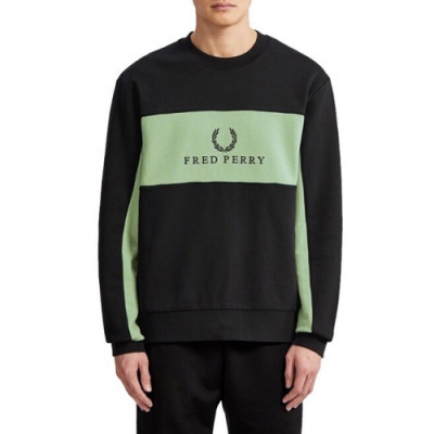 Fredperry 2020 Mens Logo Casual Cotton Tshirts - 프레드페리 2020 남성 로고 코튼 라운드티 Fre009x.Size(s - xl).블랙