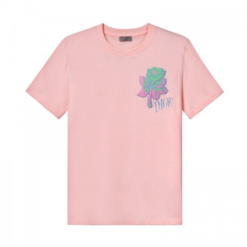 [디올]Dior 2020 Mm/Wm Logo Cotton Short Sleeved Tshirts - 디올 2020 남자 로고 코튼 반팔티 Dio0511x.Size(s - l).핑크